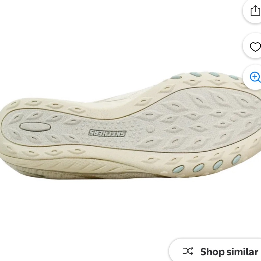 Skechers Women's Breathe Easy-A Look Mary Jane Flats in Beige - Picture 5 of 10